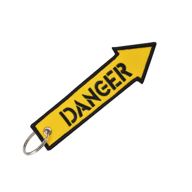 Letecká klíčenka - Danger Yellow Arrow