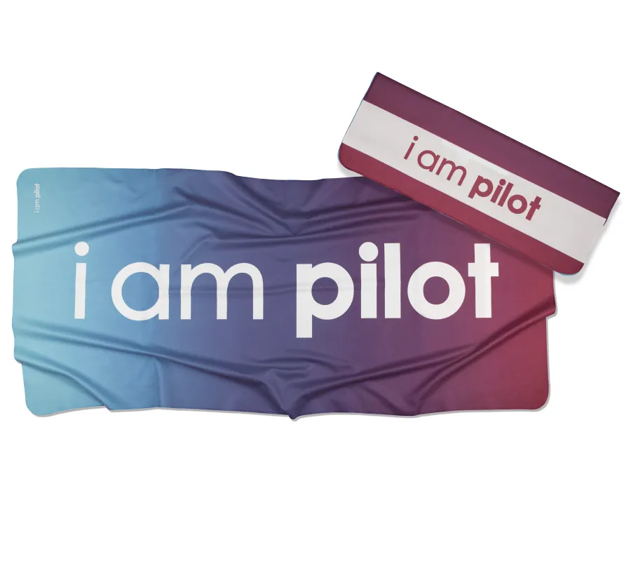 Funkční ručník i am pilot - gradient