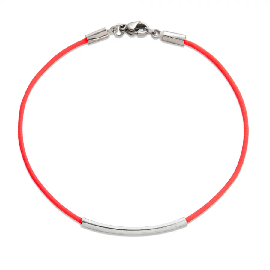 Náramek pro piloty - Oblouk a oranžové Dyneema lano